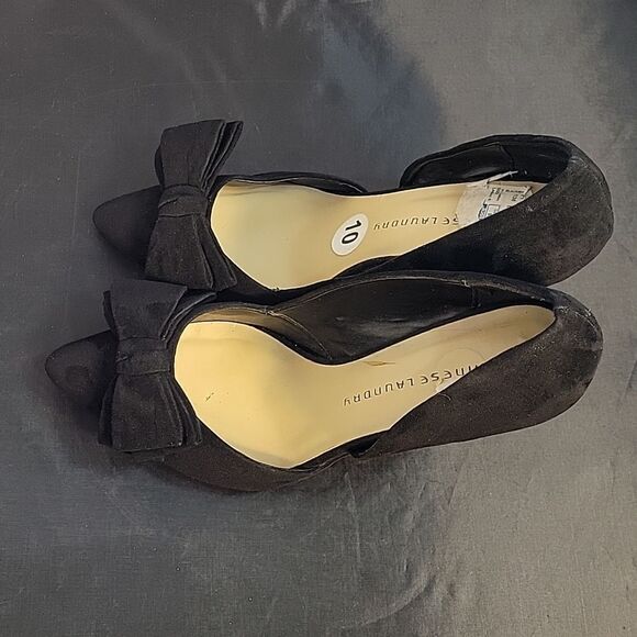 CHINESE LAUNDRY BOWKNOT D'ORSAY POINTED TOE HIGH HEEL STILETTOS WOMEN"S PUMP - Picture 7 of 12